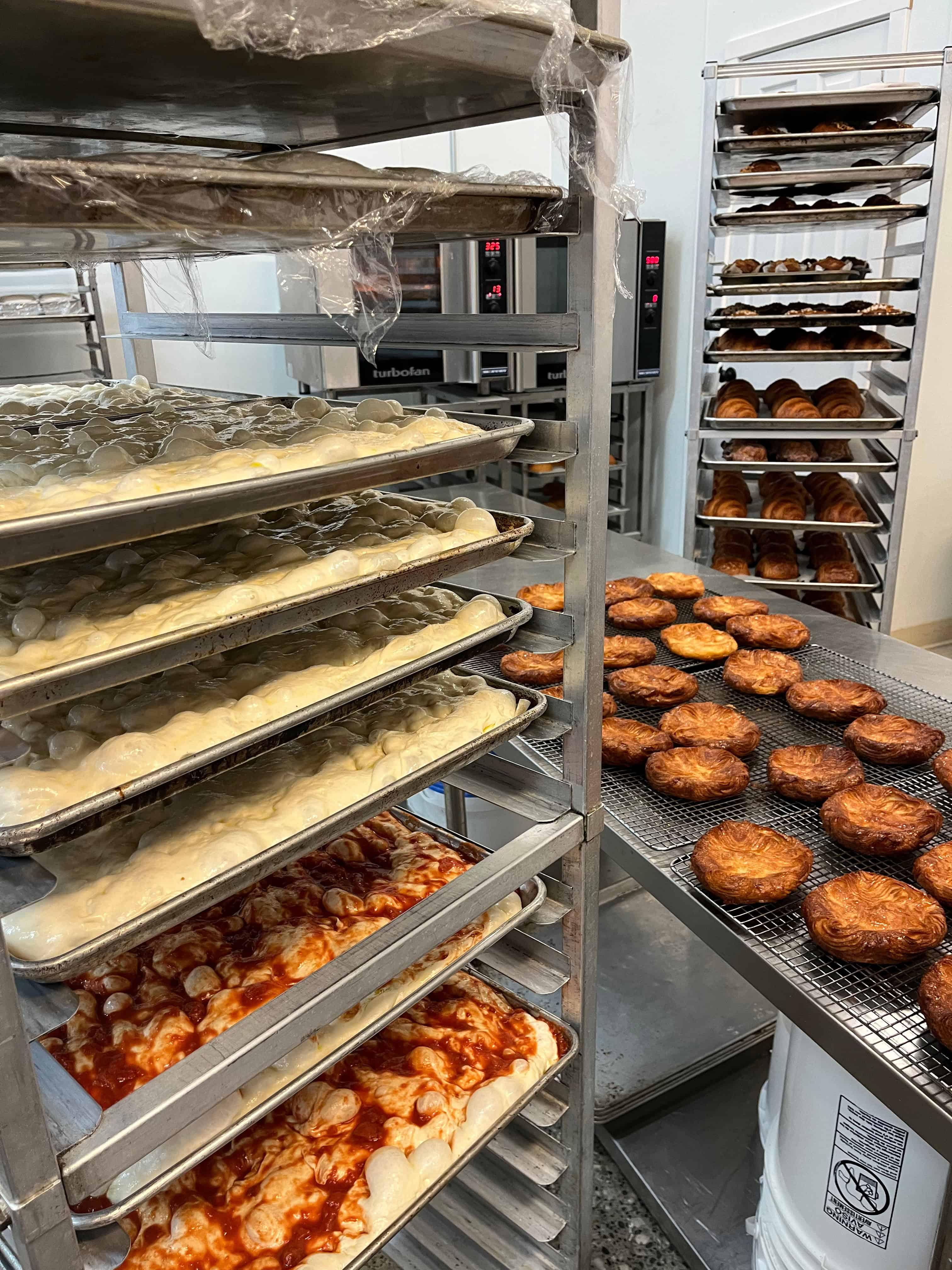 Sheet trays, speed racks and cooling racks are some of. the small bakery equipment I would first buy.