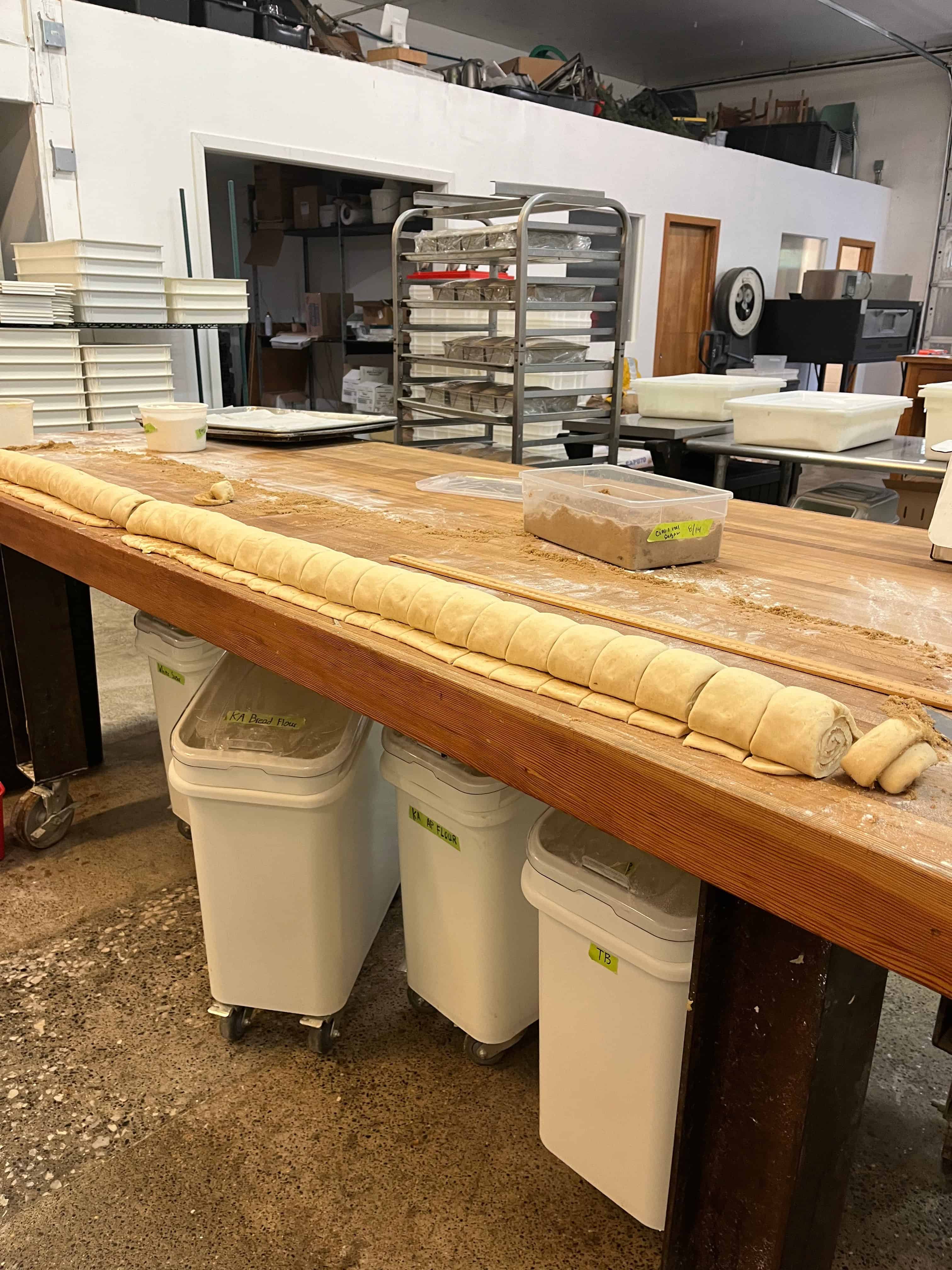 Under-counter flour bins are some other small equipment I would buy first.