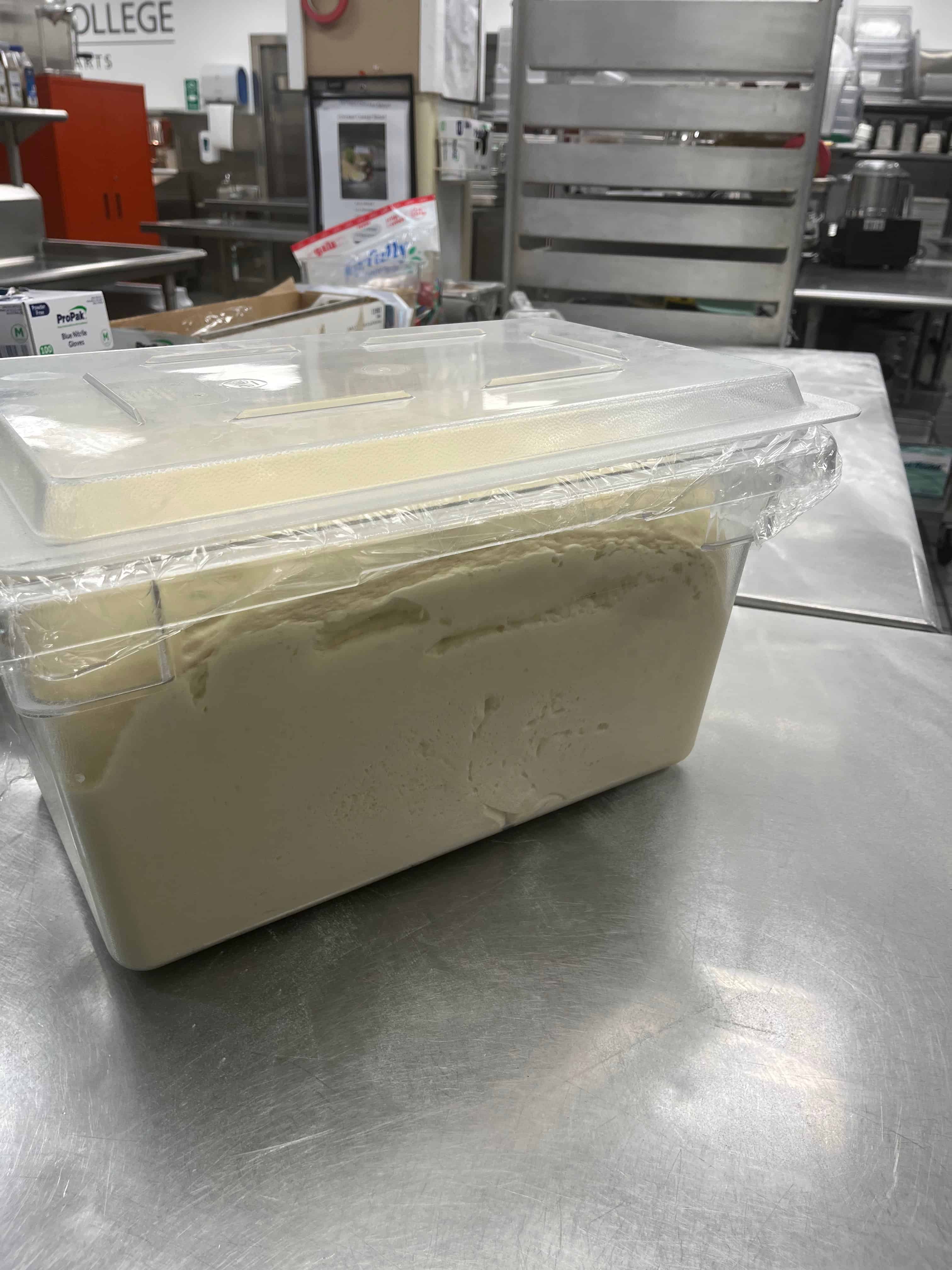 Bulk fermentation, or first rise is about developing flavor and strength.