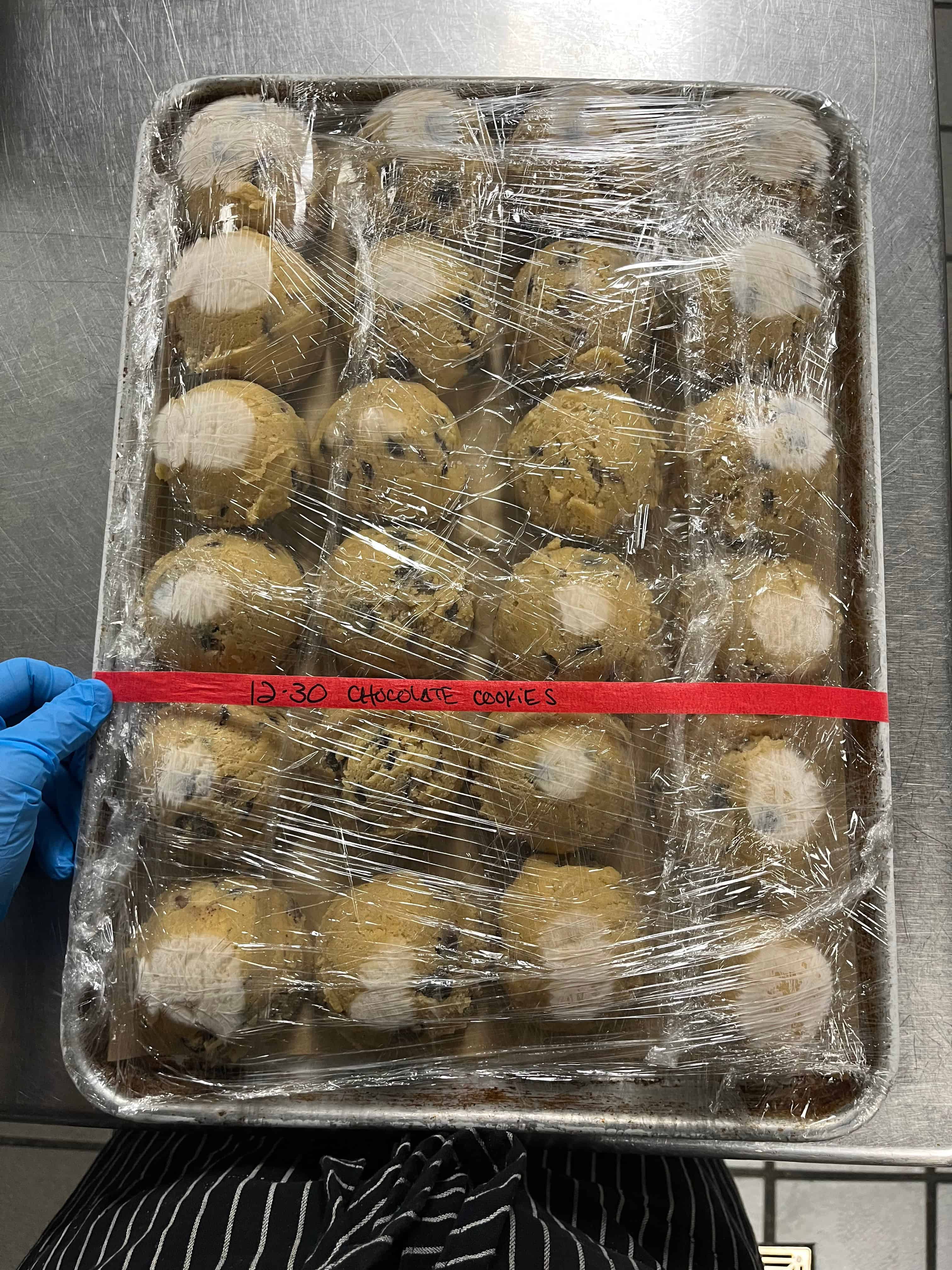 refrigerating cookie dough