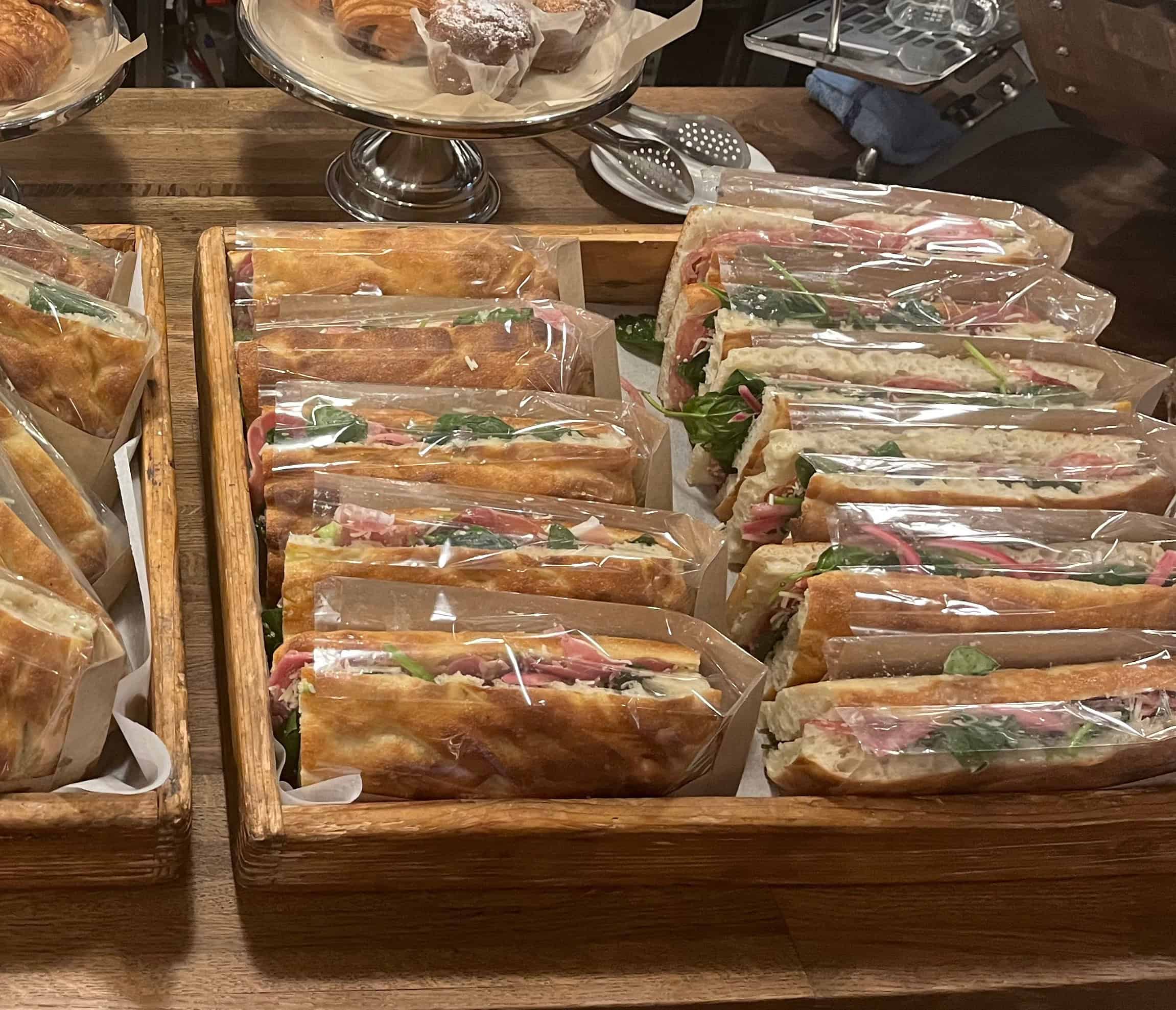 Sandwiched in packaging ready to sell